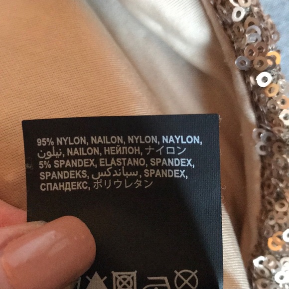 Bebe gold sequin dress in a size small - Picture 5 of 5